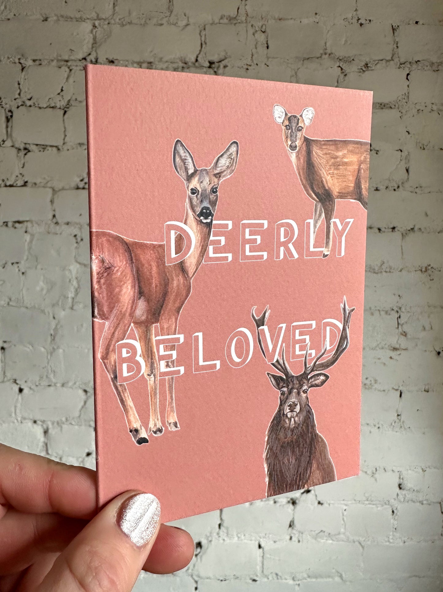 Deerly Beloved Card