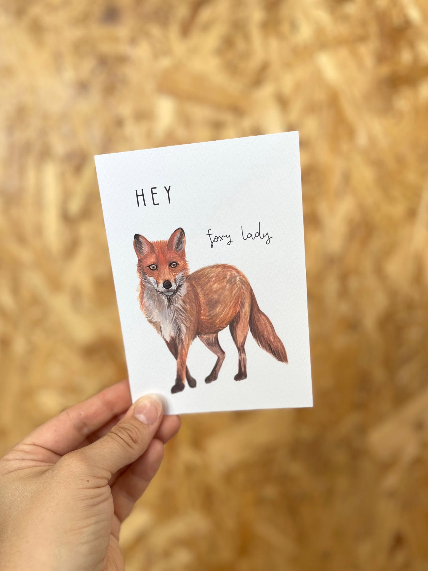 Hey Foxy Lady Card