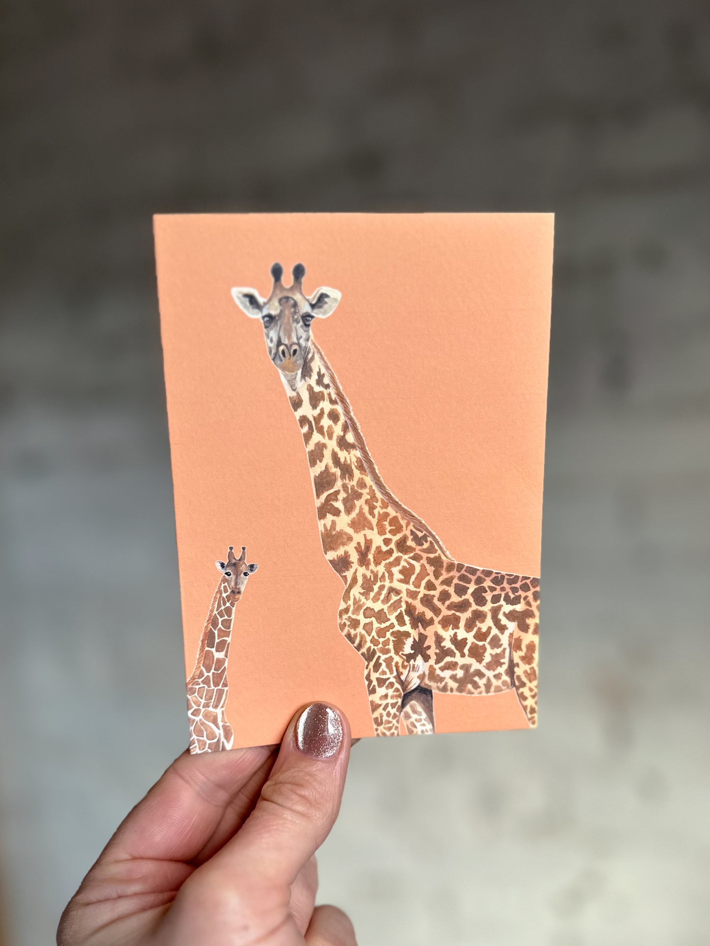 Giraffes Card