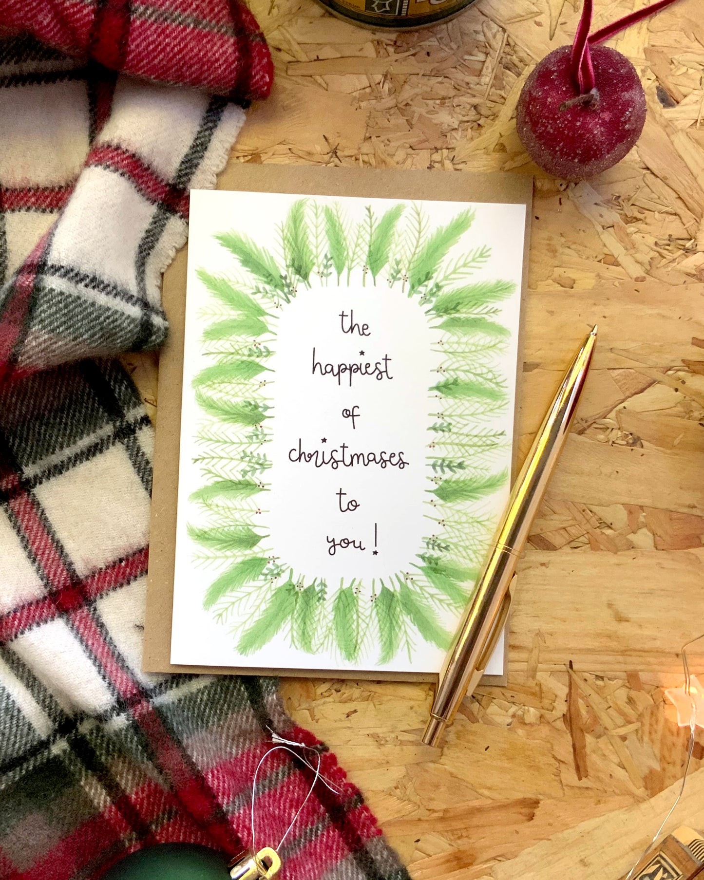 The Happiest of Christmases To You Card