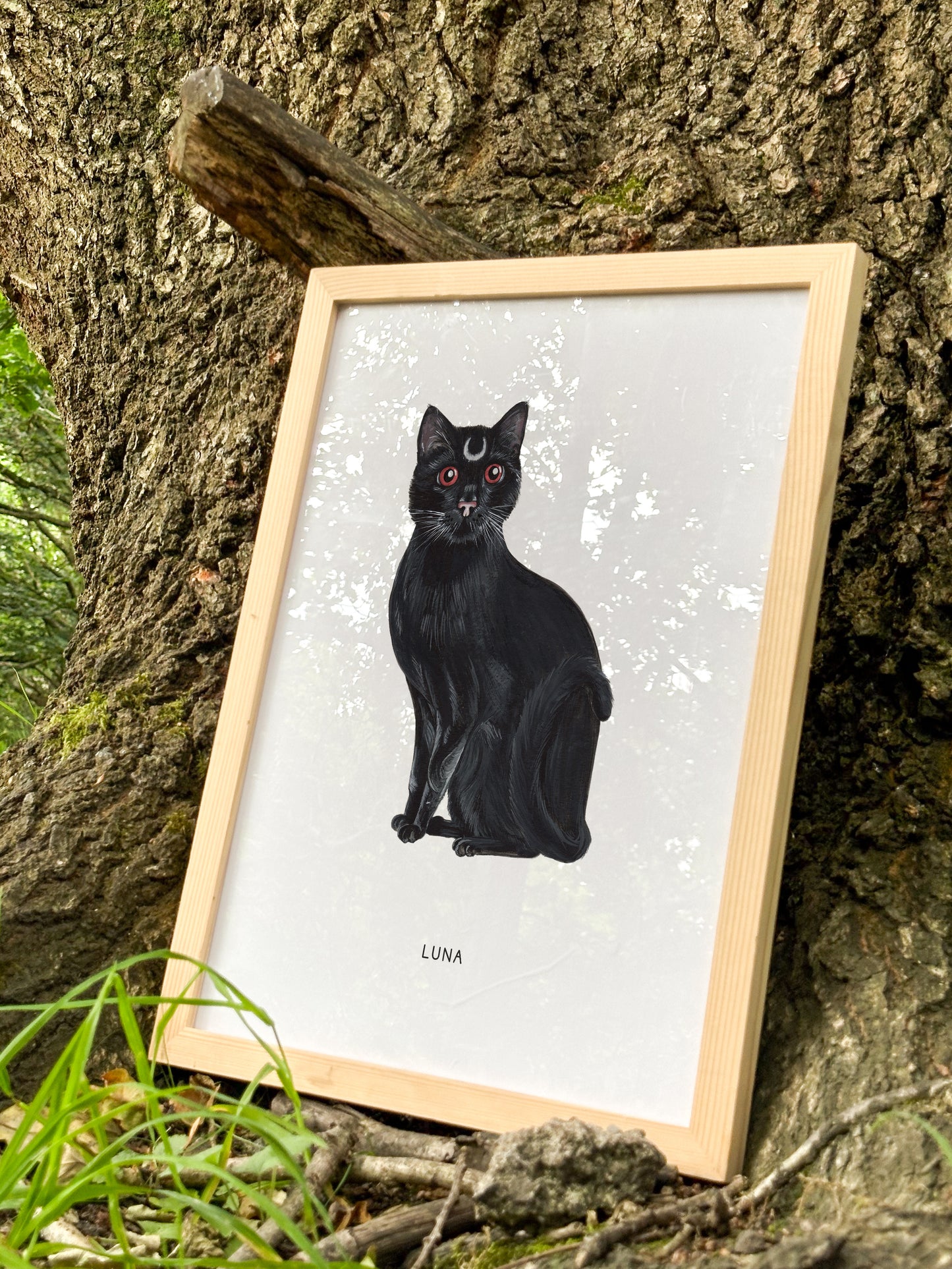 Luna Cat Print