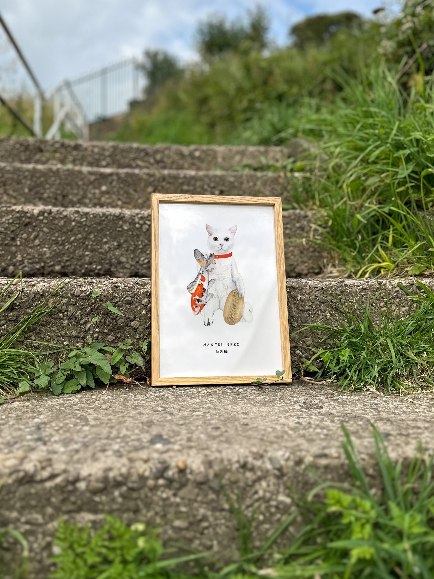 Maneki Neko Print