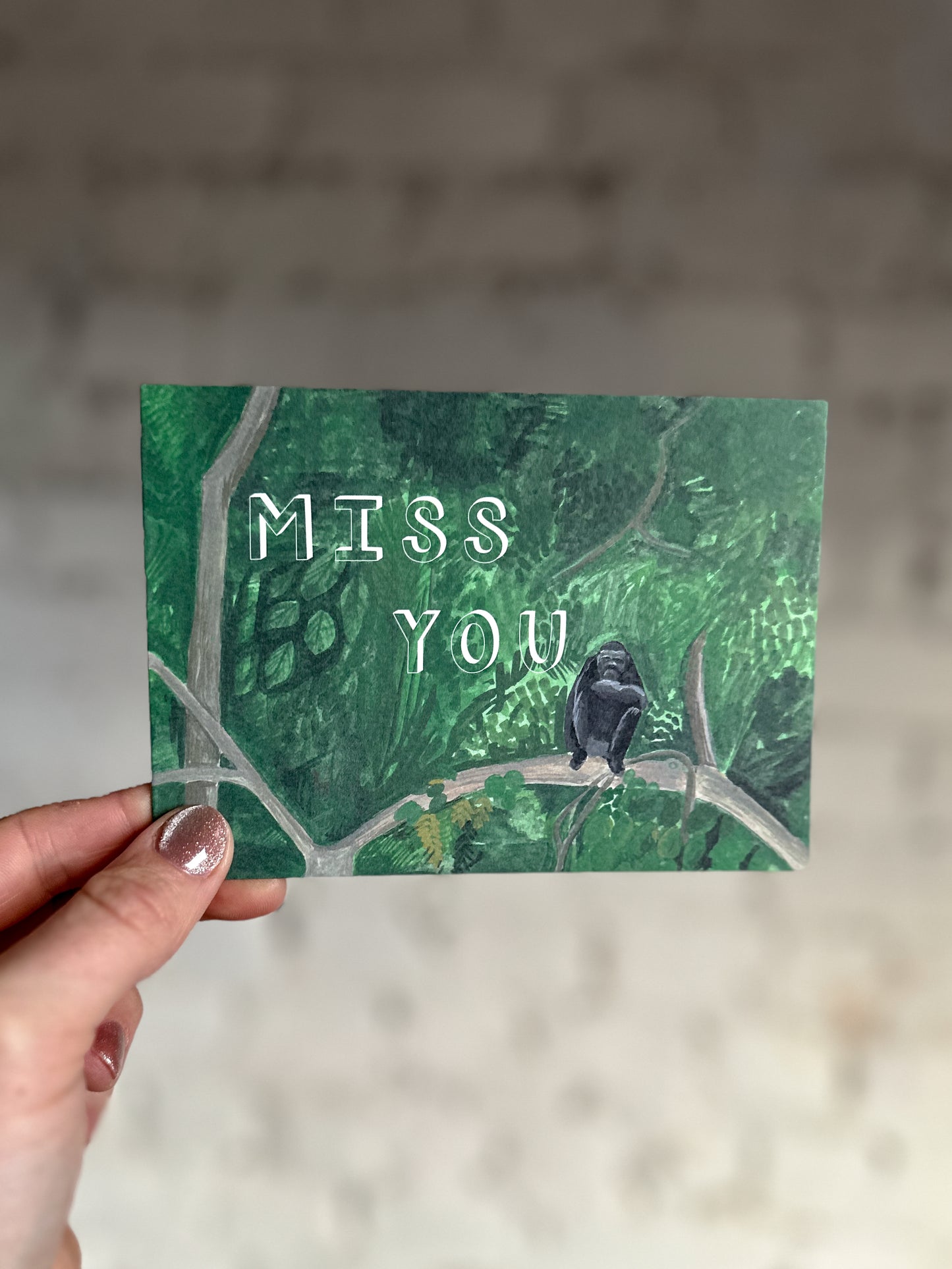 Miss You Card