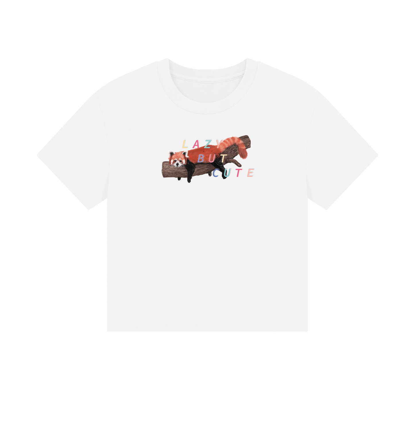 White Printed T-shirt Front