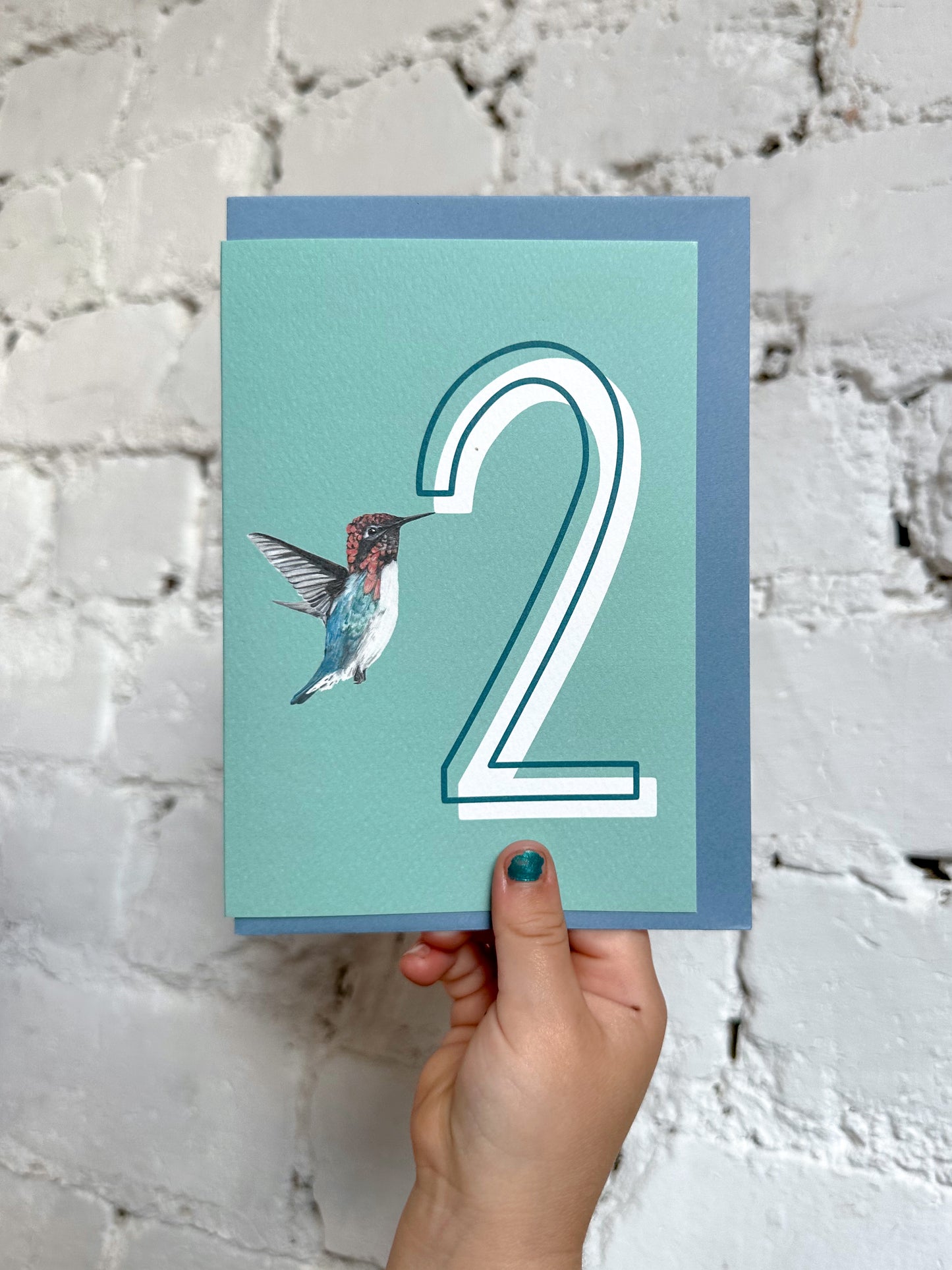 2 Hummingbird Card
