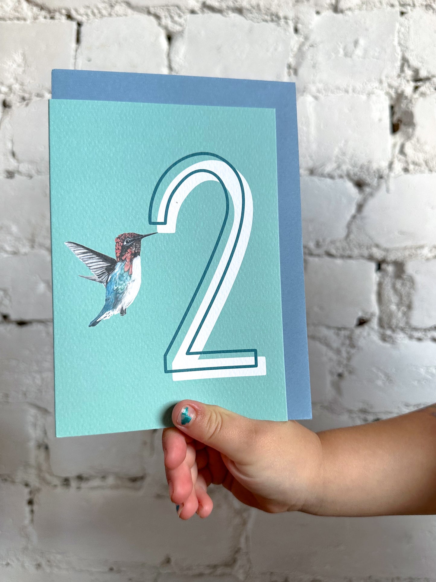 2 Hummingbird Card