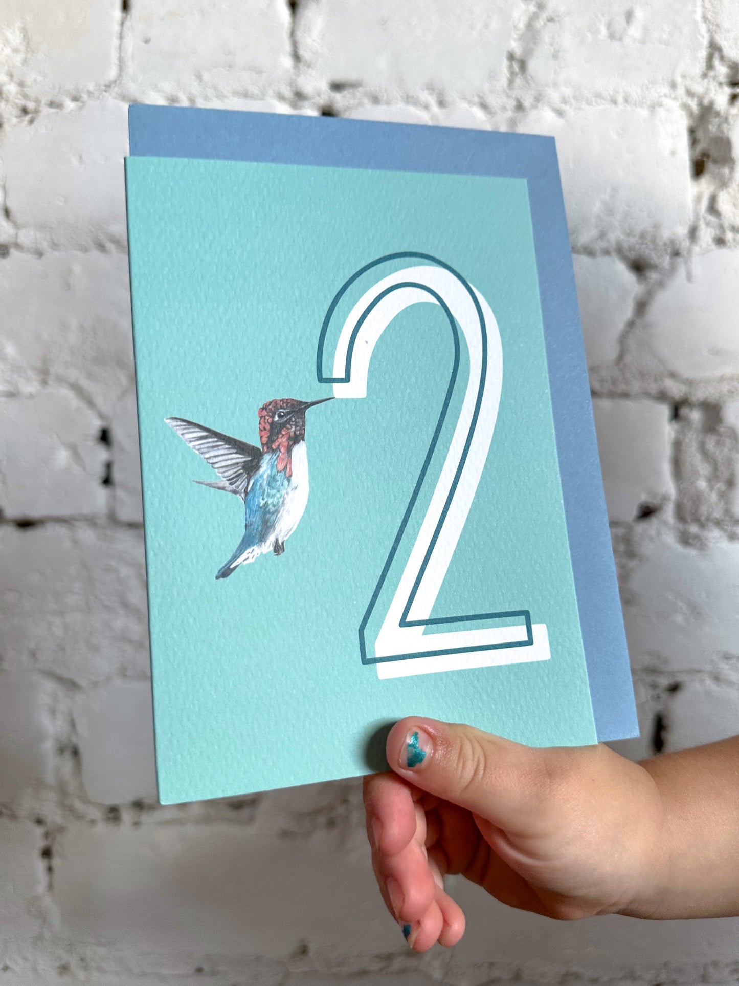2 Hummingbird Card