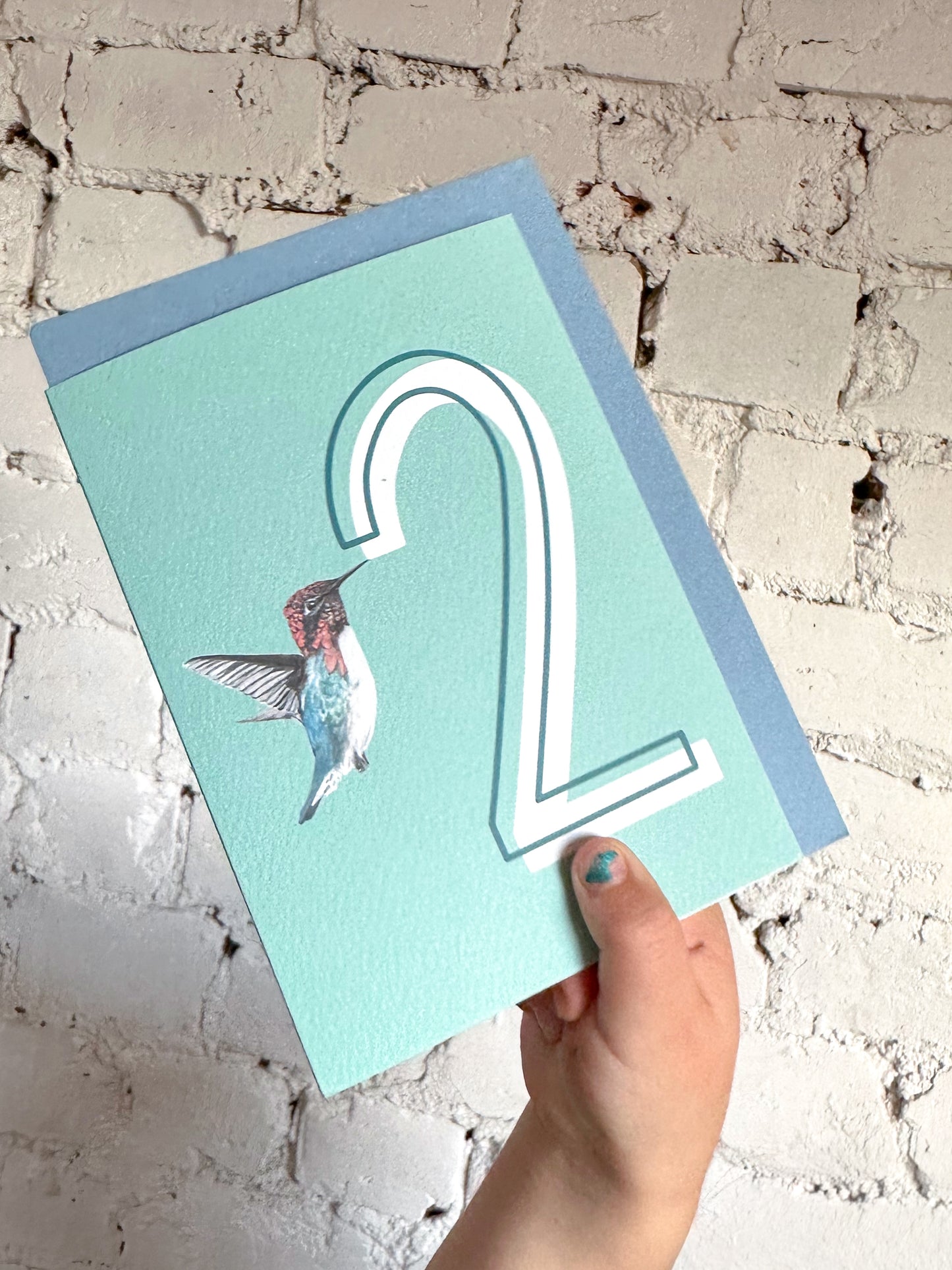 2 Hummingbird Card