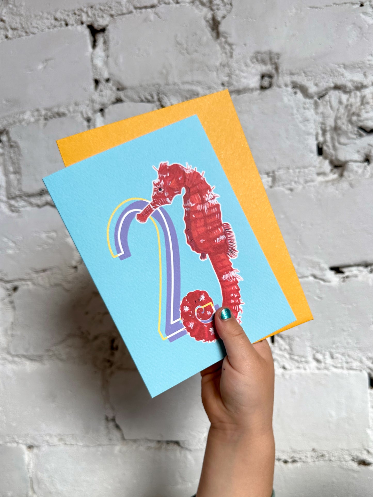 2 Seahorse Card