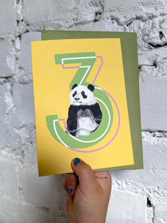 3 Panda Card