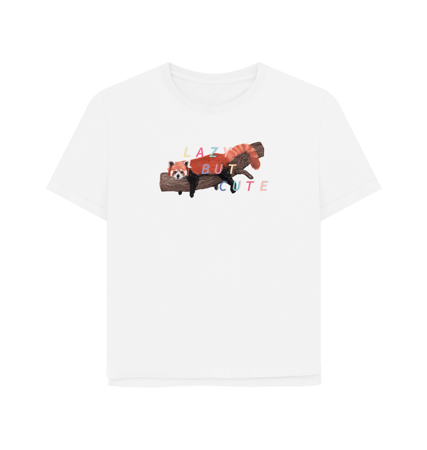 White Printed T-shirt Front