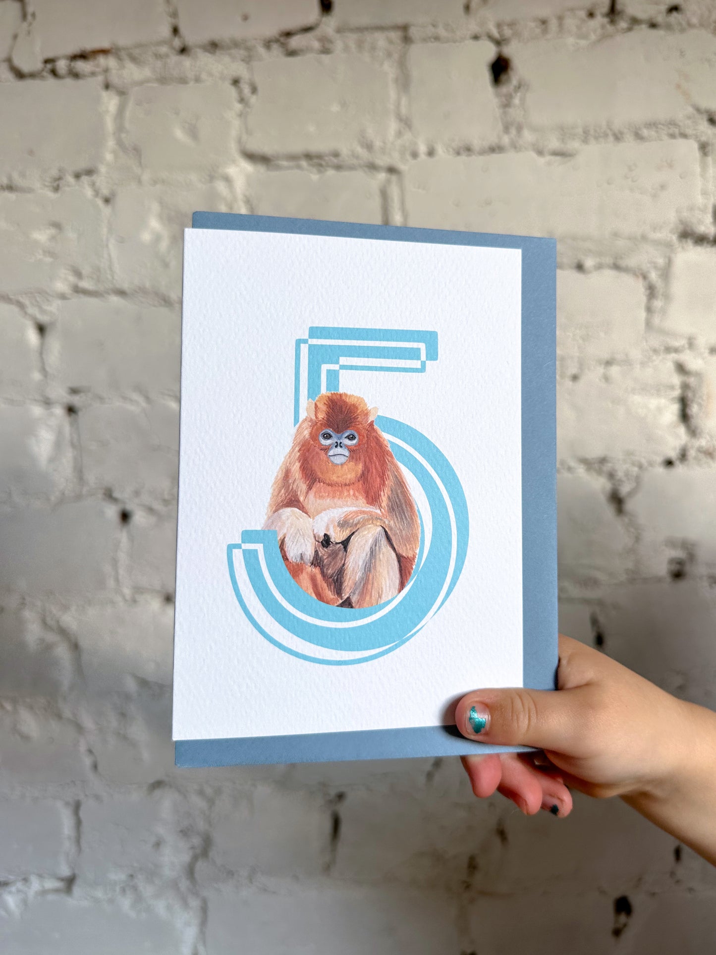 5 Snub Nose Monkey Card