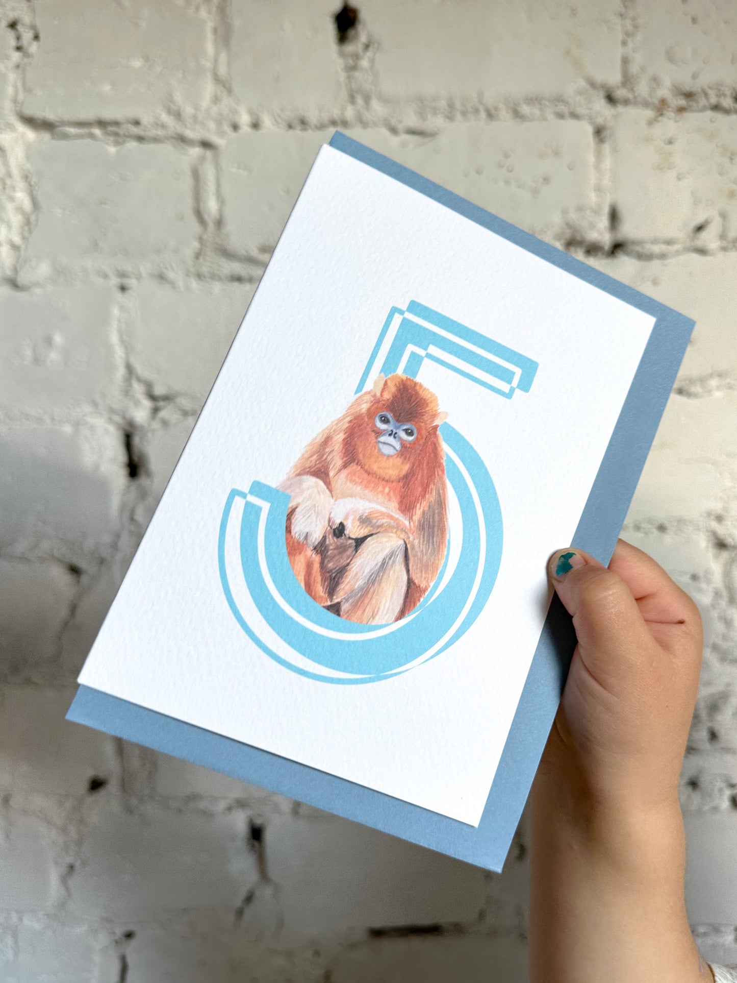 5 Snub Nose Monkey Card