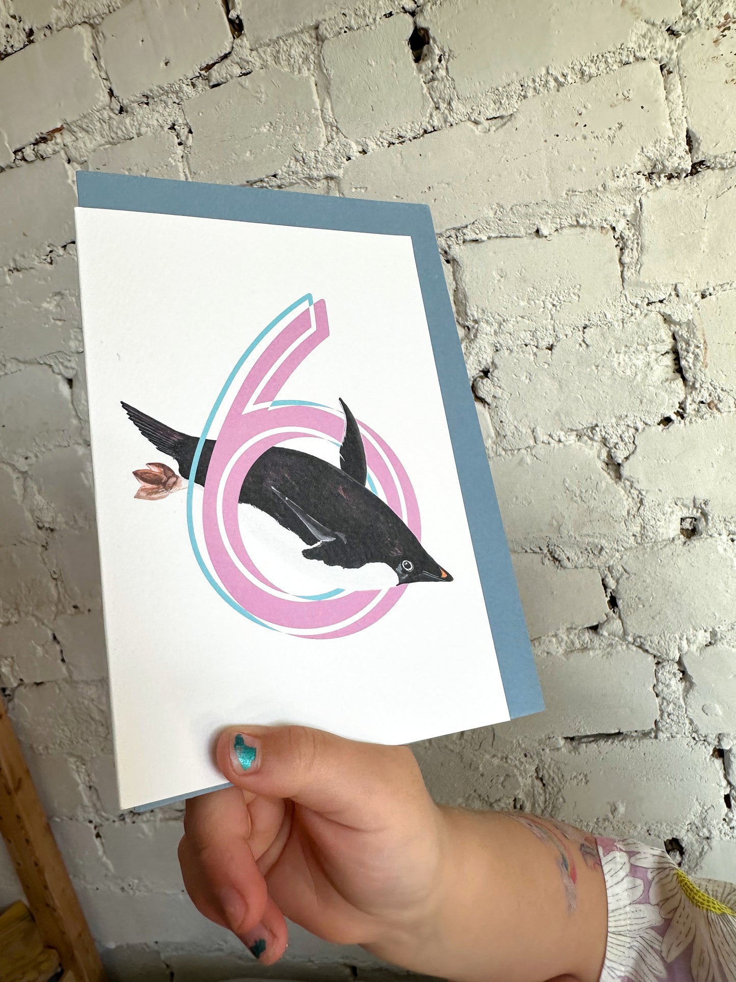 6 Penguin Card