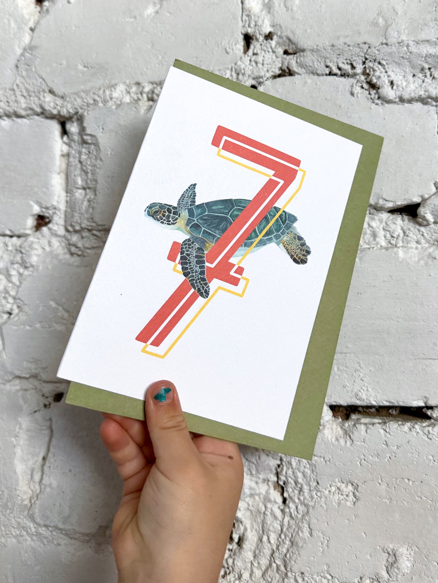 7 Turtle Card