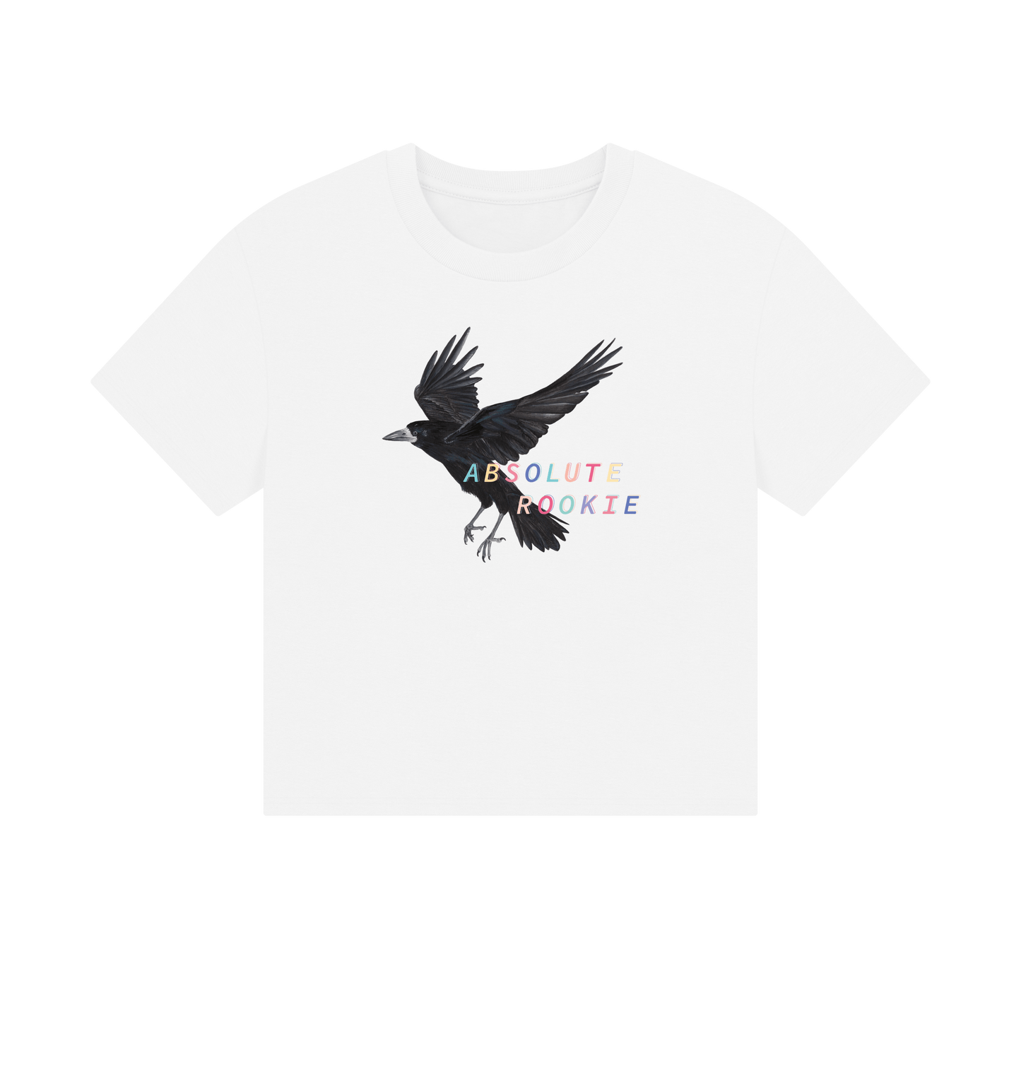 White Printed T-shirt Front