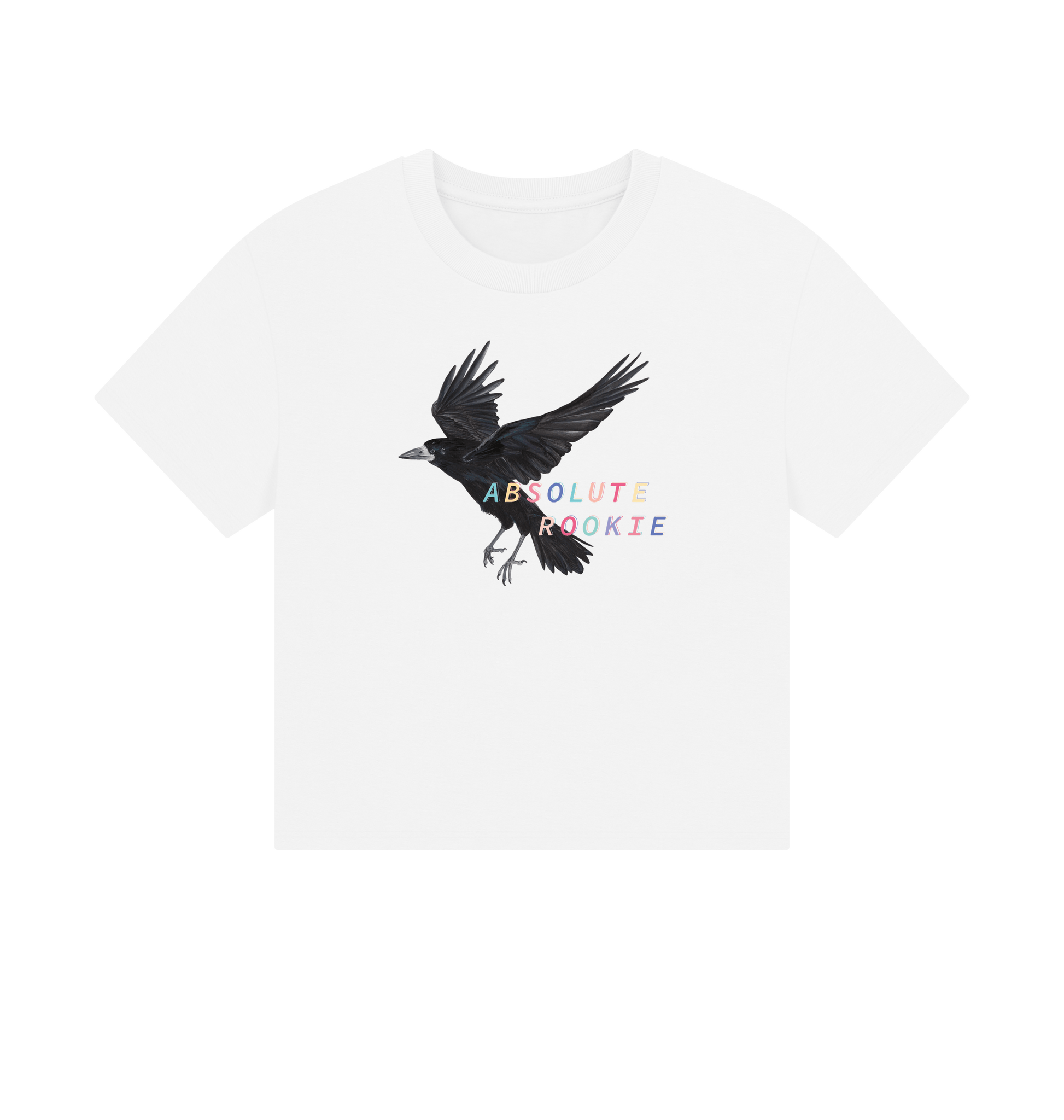 White Printed T-shirt Front