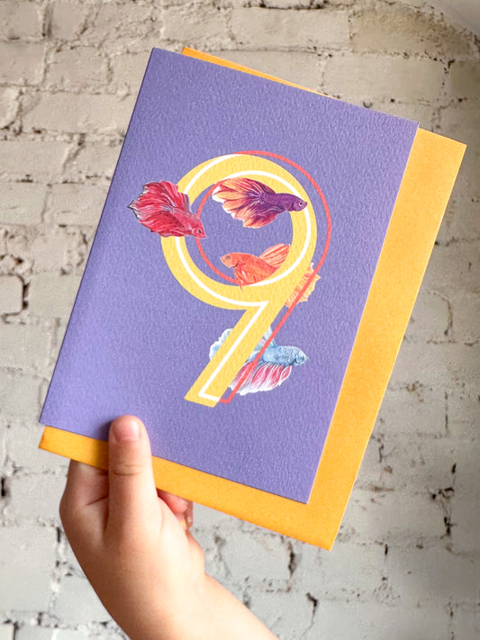 9 Betta Fish Card