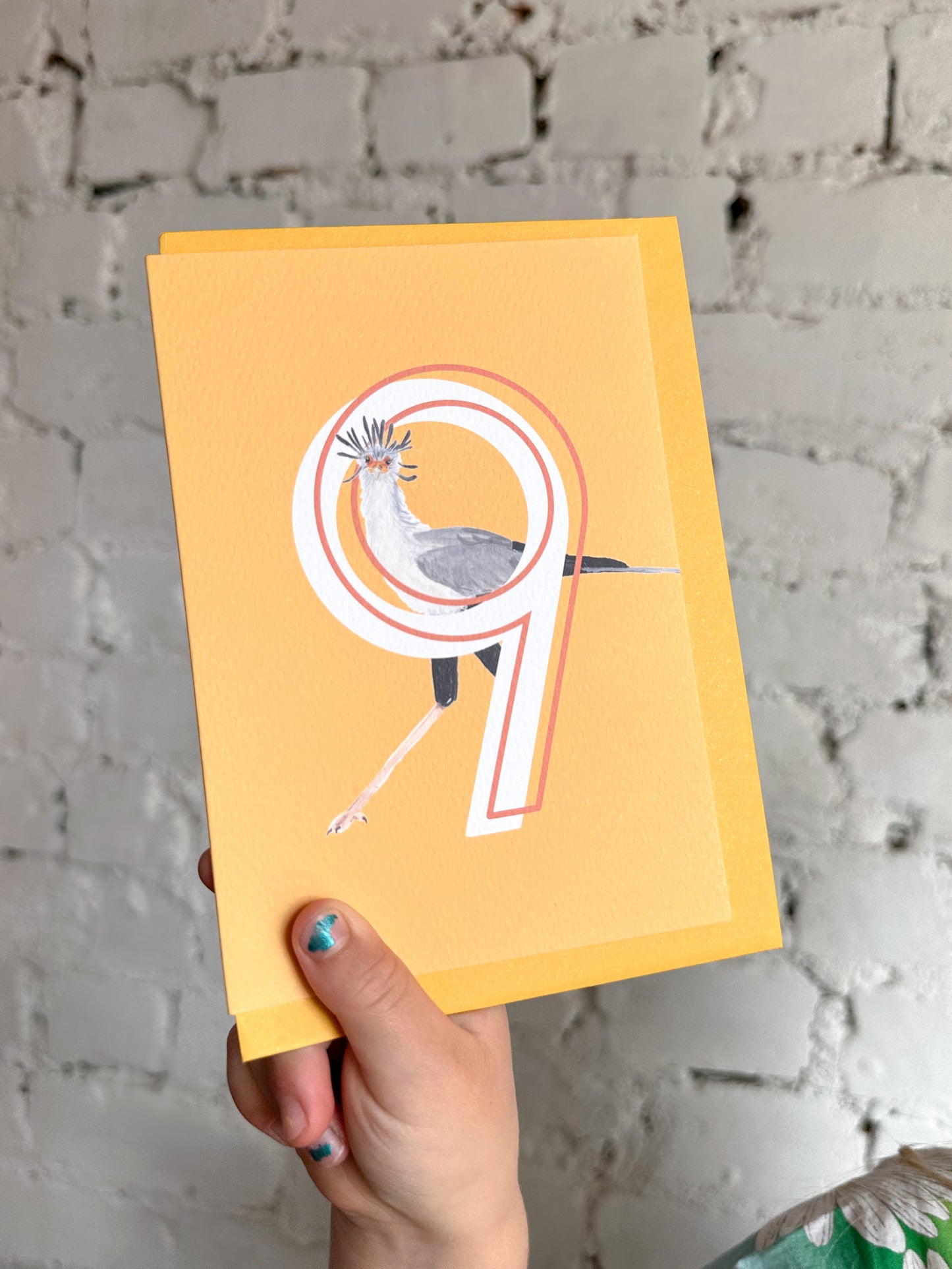 9 Secretary Bird Card