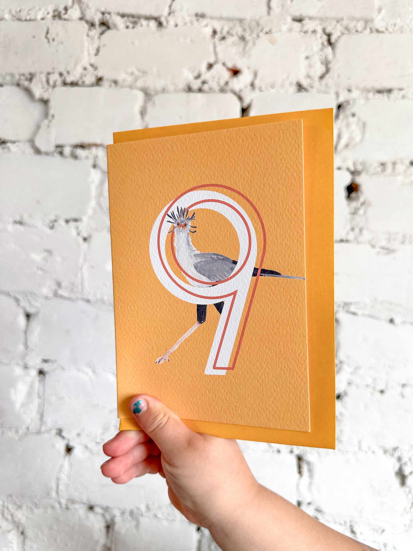 9 Secretary Bird Card