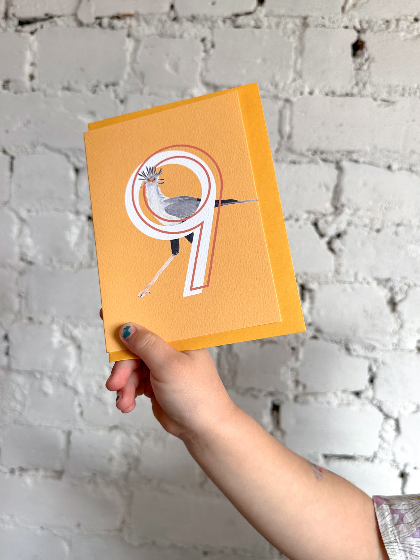 9 Secretary Bird Card