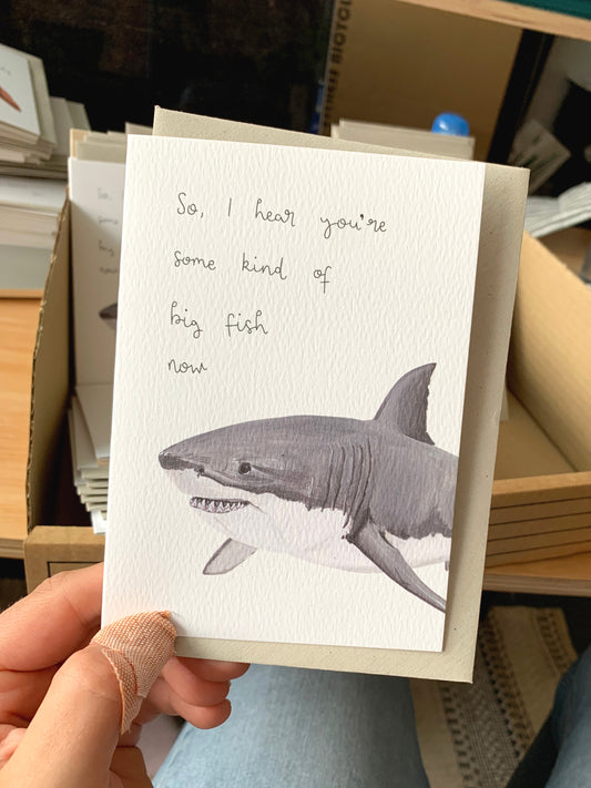 So You're A Big Fish Now // New Job Card