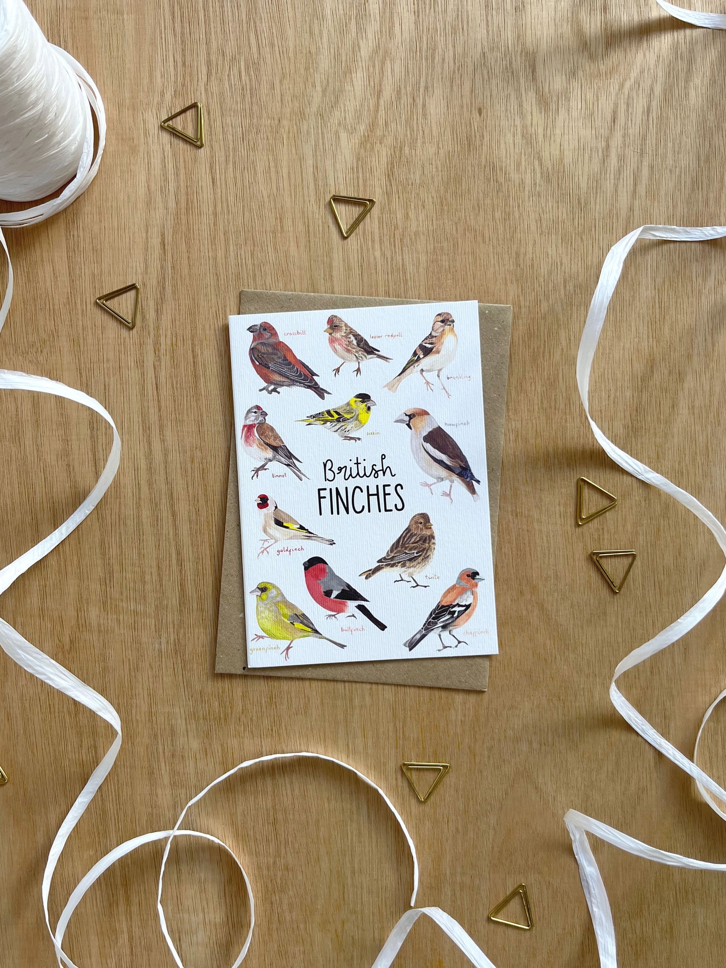 British Finches Card