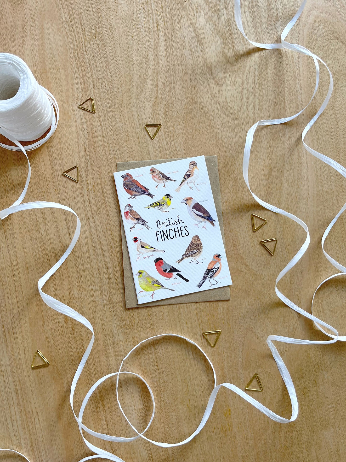 British Finches Card