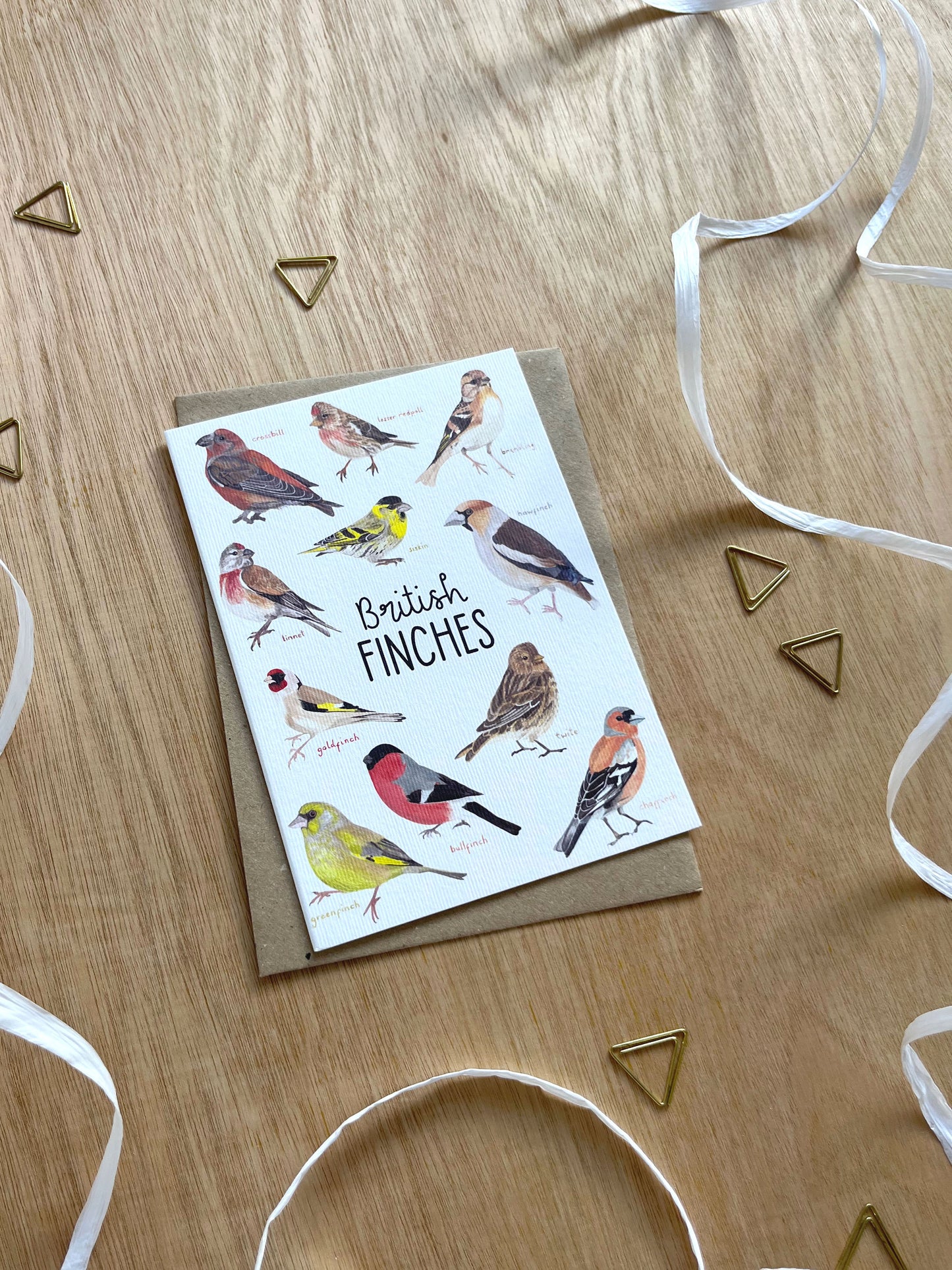 British Finches Card