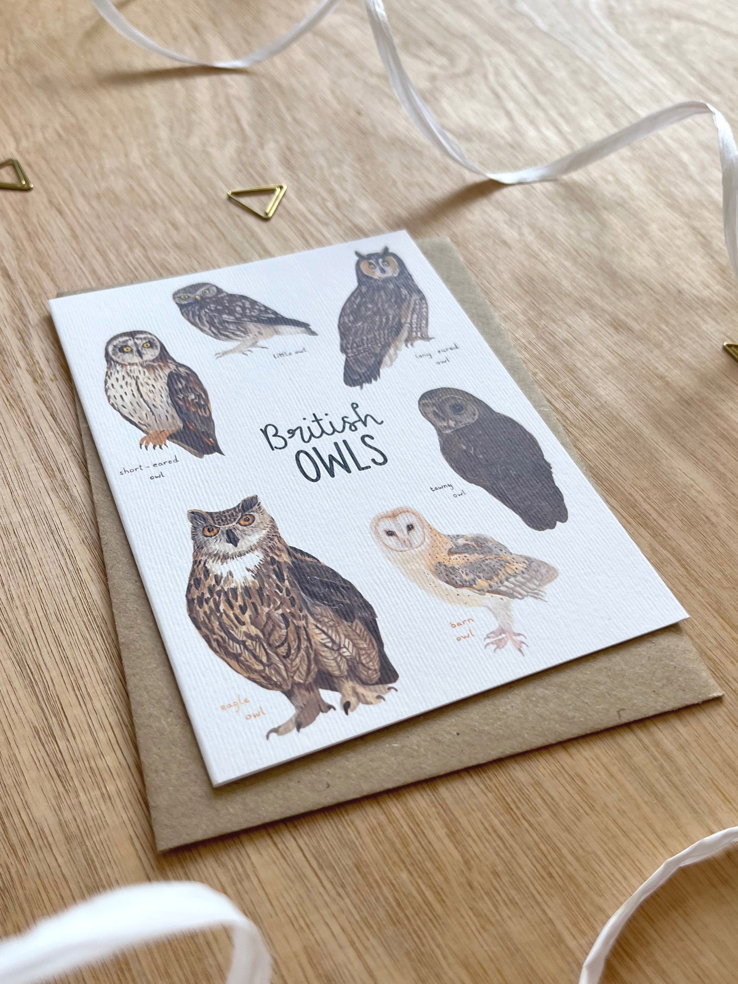 British Owls Card