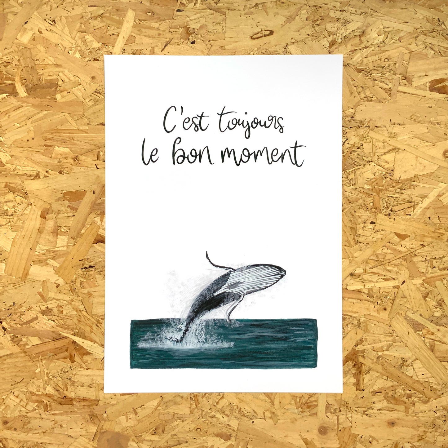 C'est Toujours Whale Print