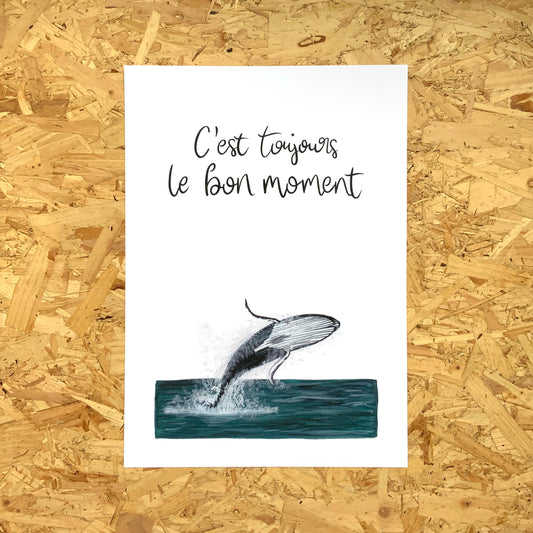 C'est Toujours Whale Print