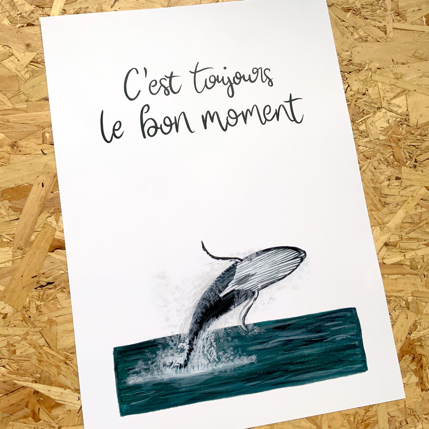 C'est Toujours Whale Print