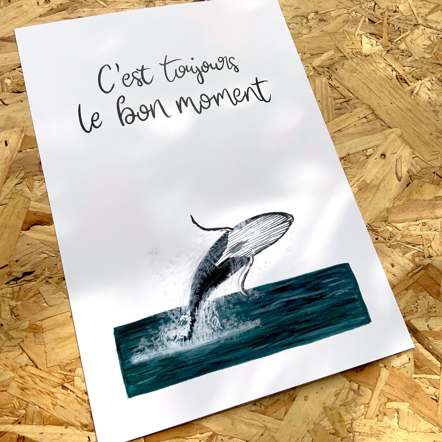 C'est Toujours Whale Print