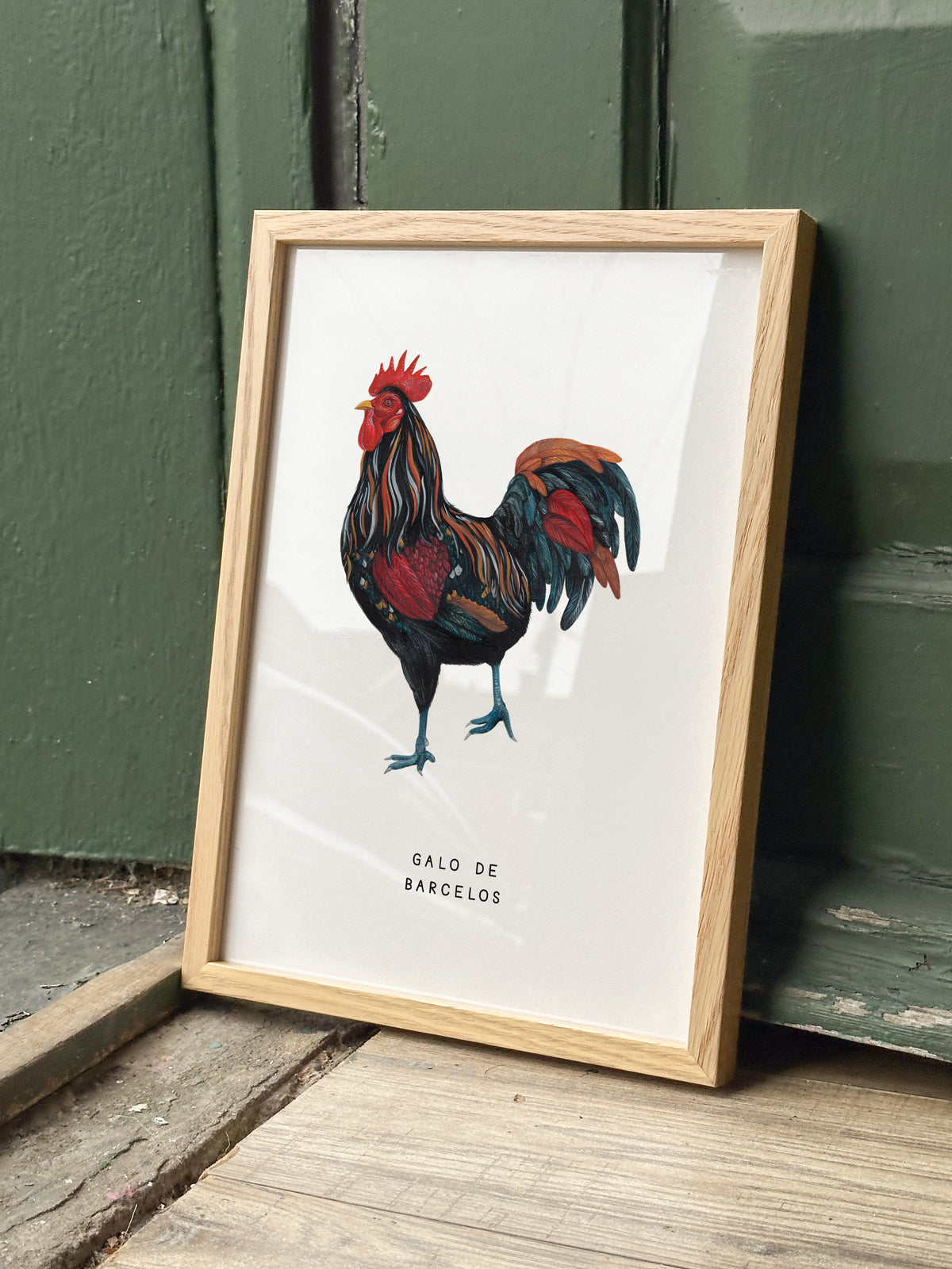 Galo de Barcelos (Portuguese Cockerel) Art Print