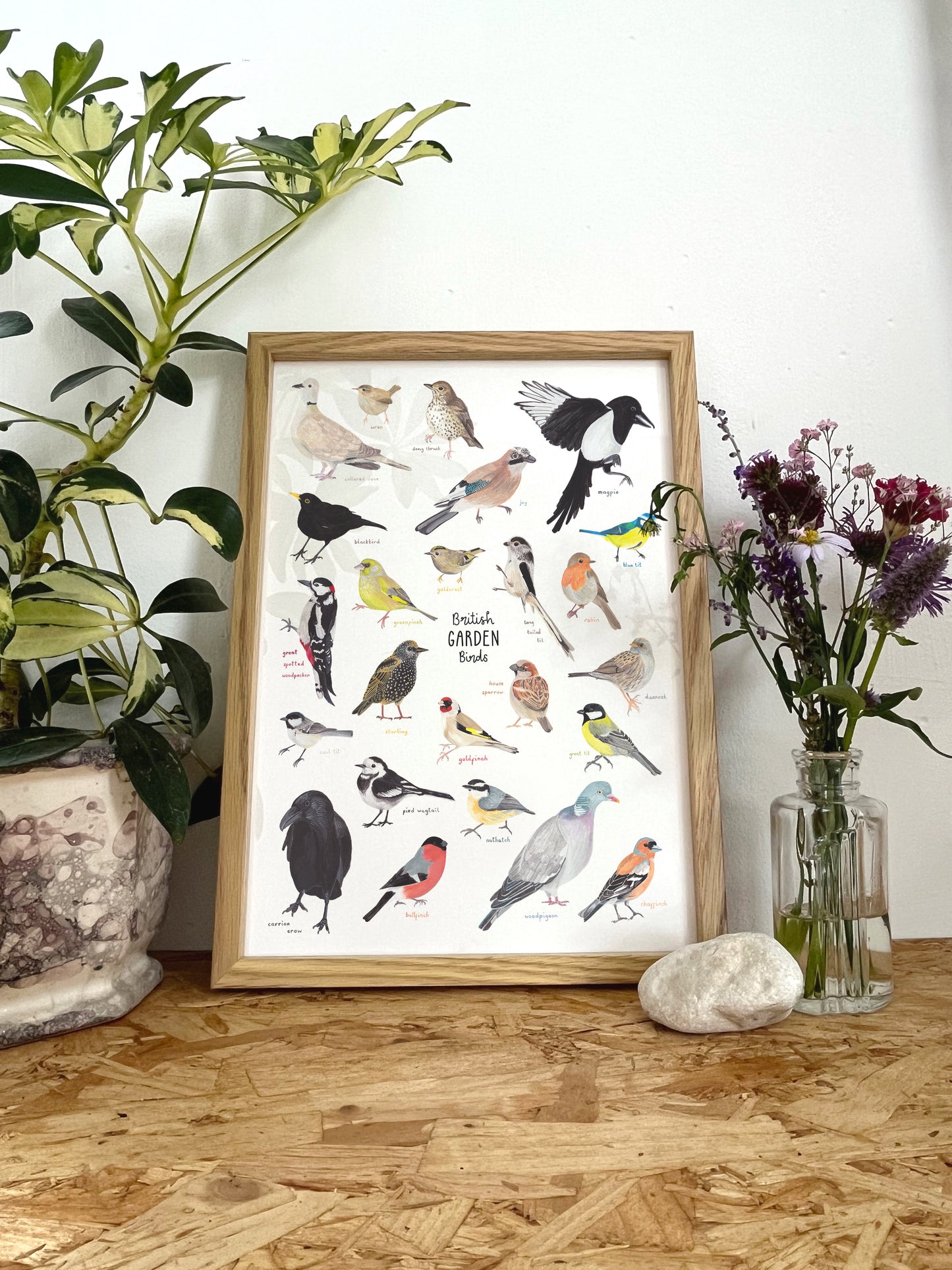 Garden Birds Print