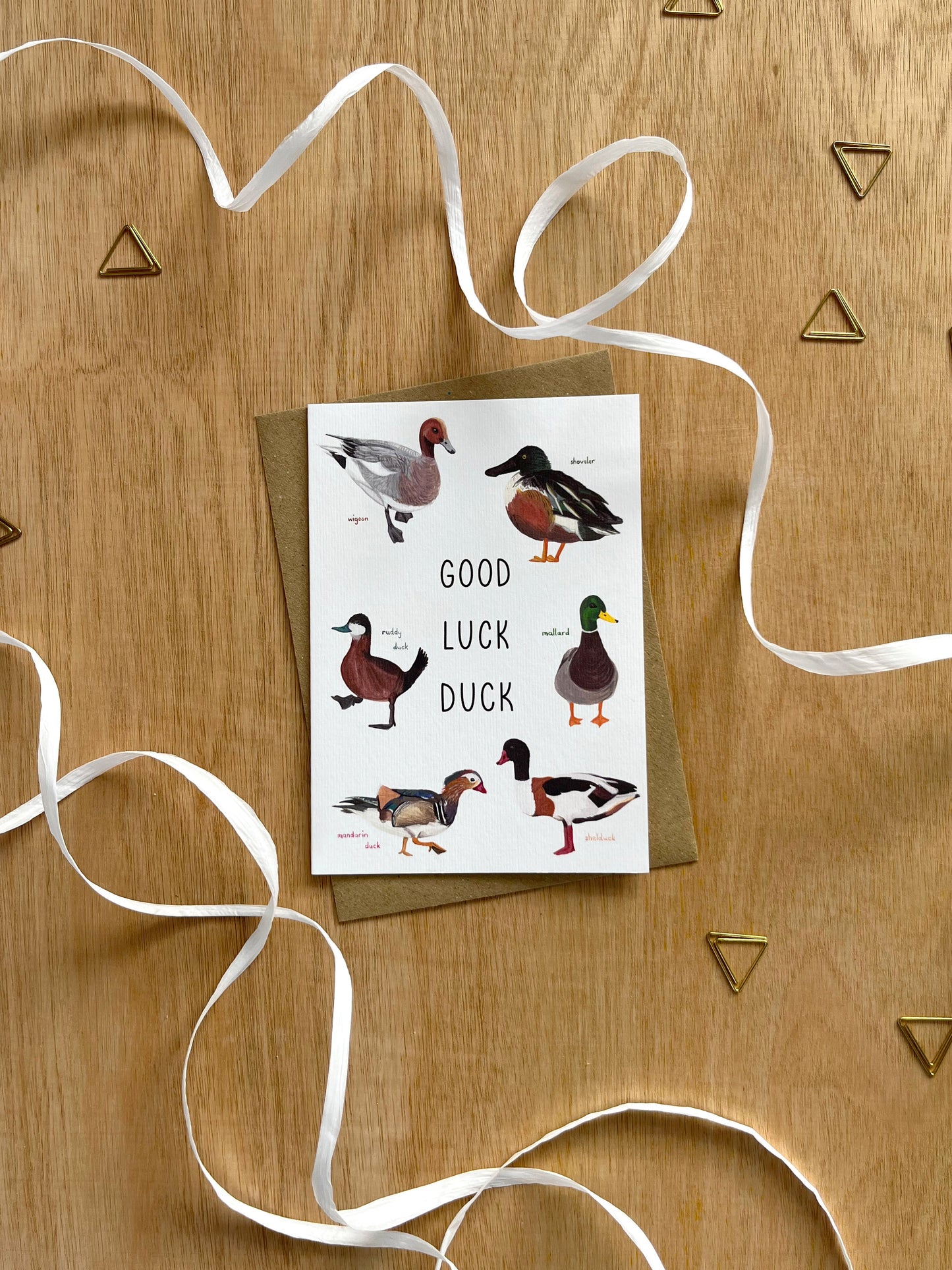 Good Luck Duck Card