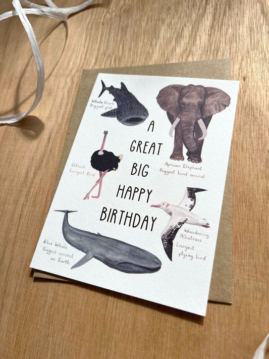 A Great Big Happy Birthday Card