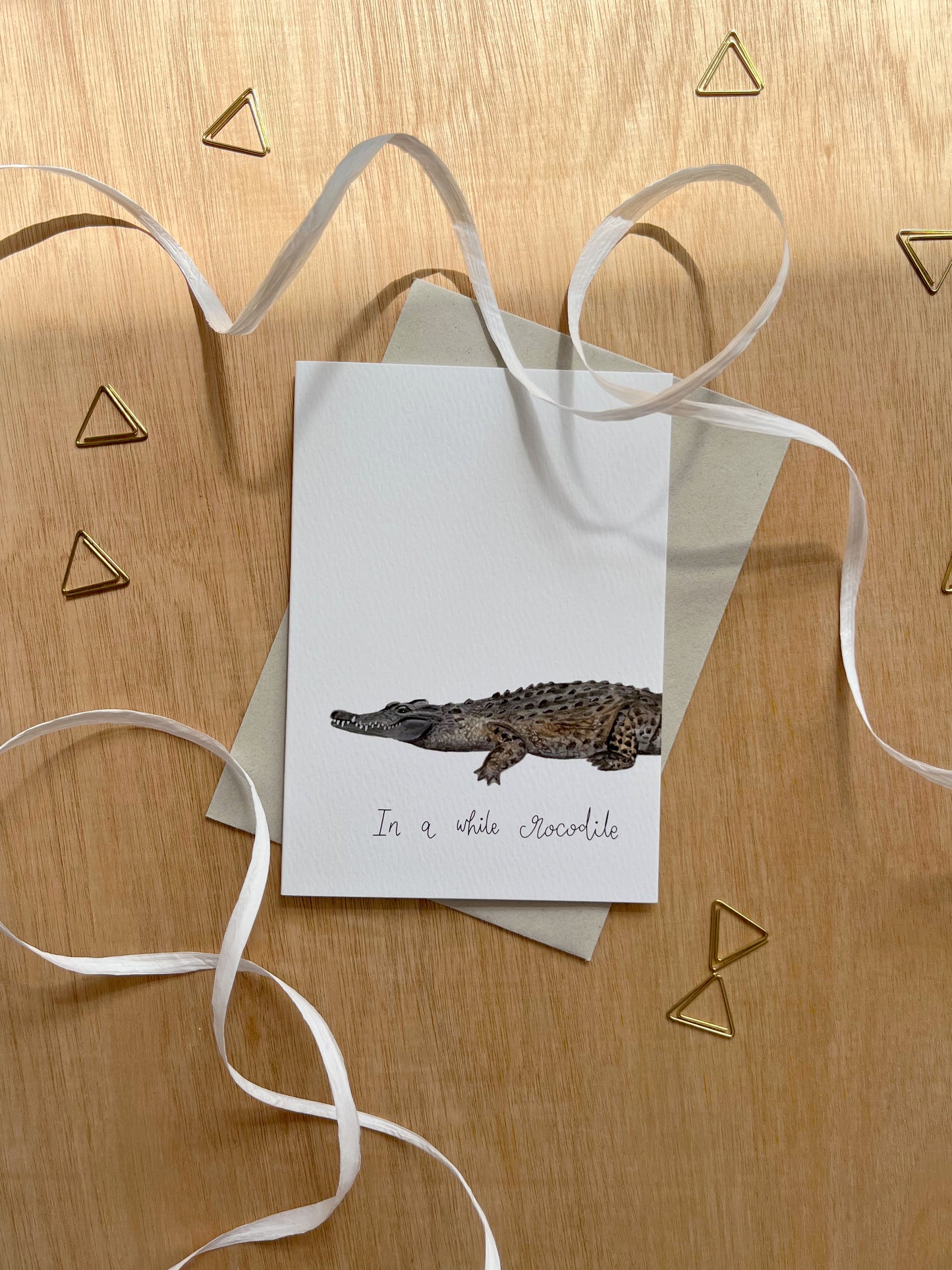 In A While, Crocodile Card