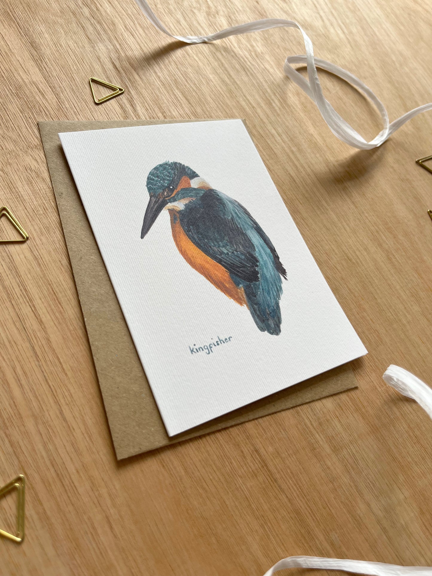 Kingfisher Card