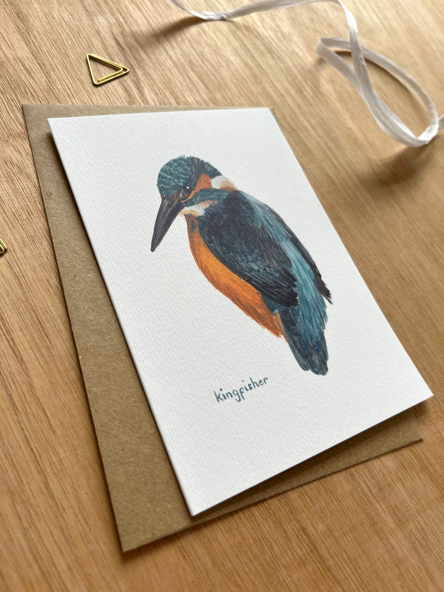 Kingfisher Card