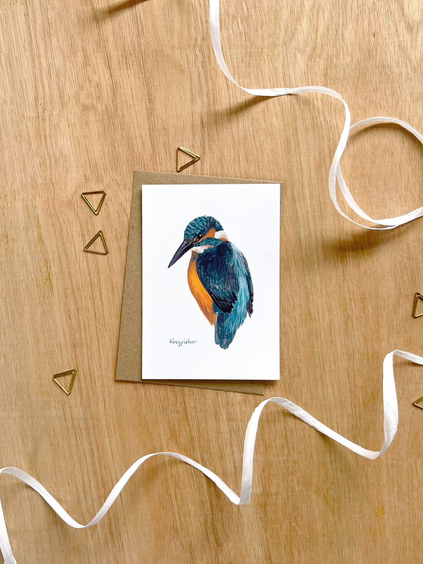 Kingfisher Card