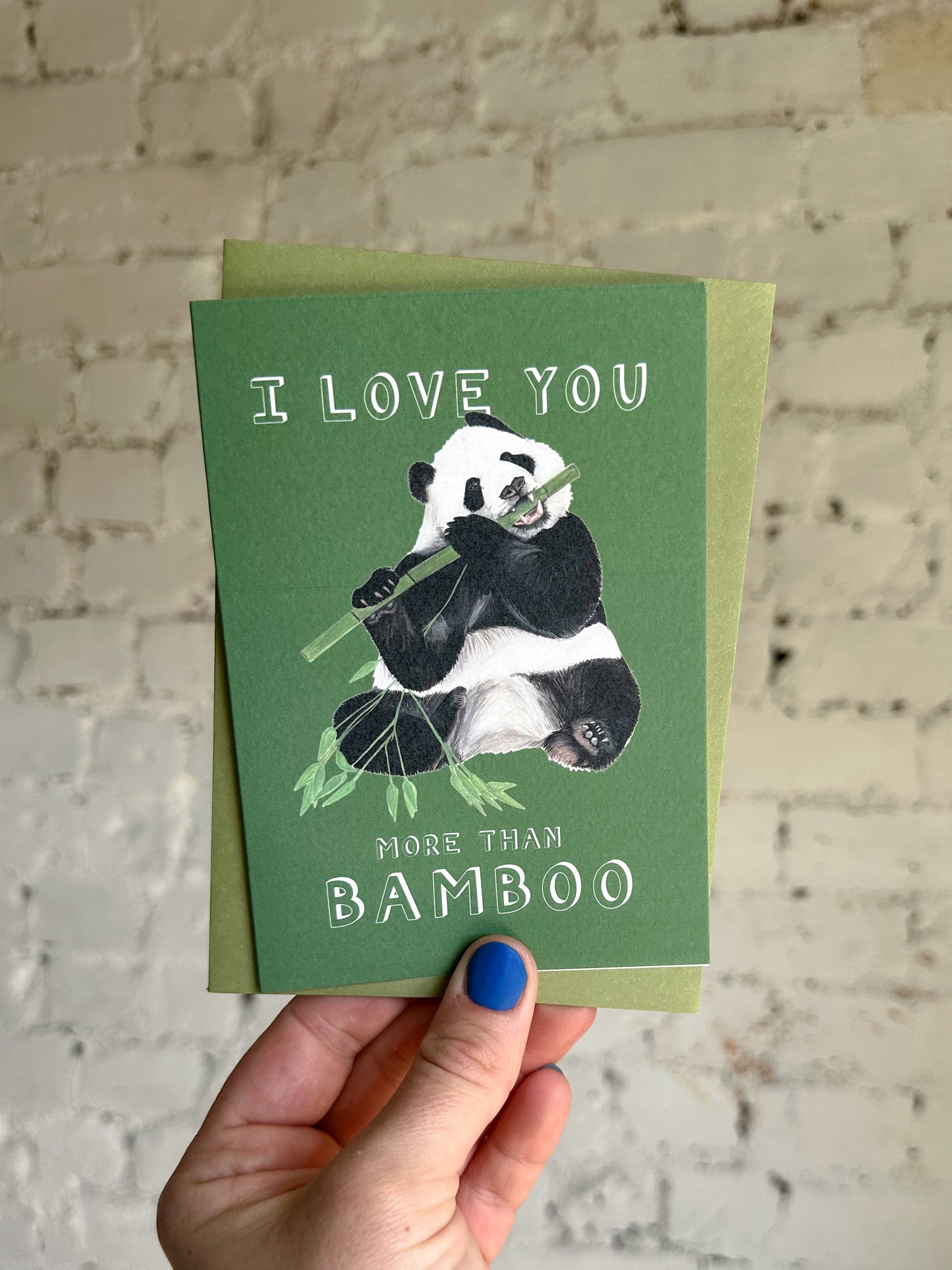 I Love You More Than Bamboo Card