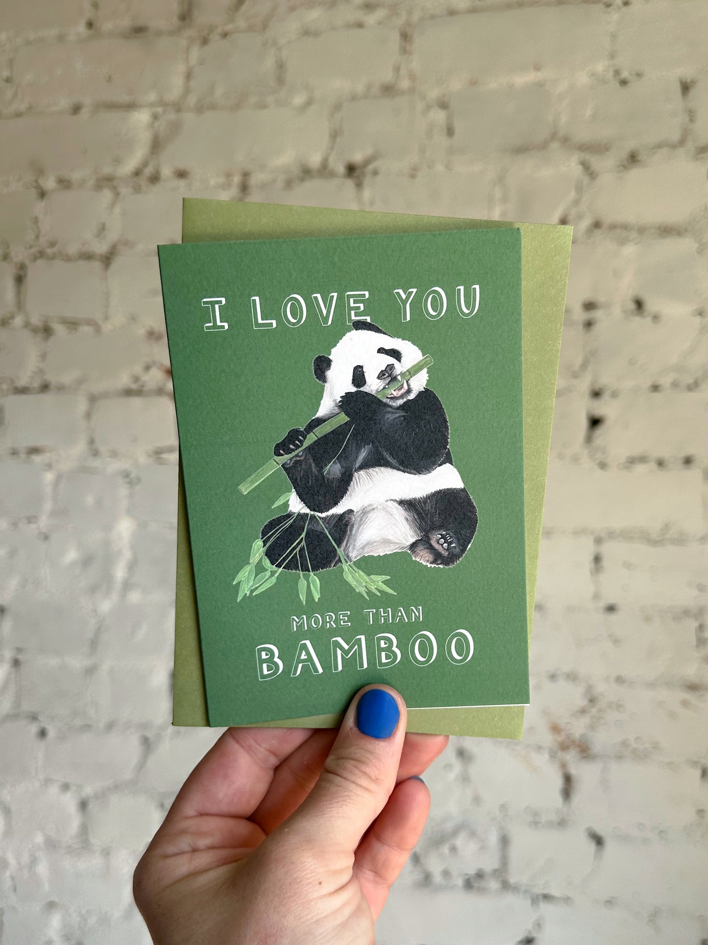 I Love You More Than Bamboo Card