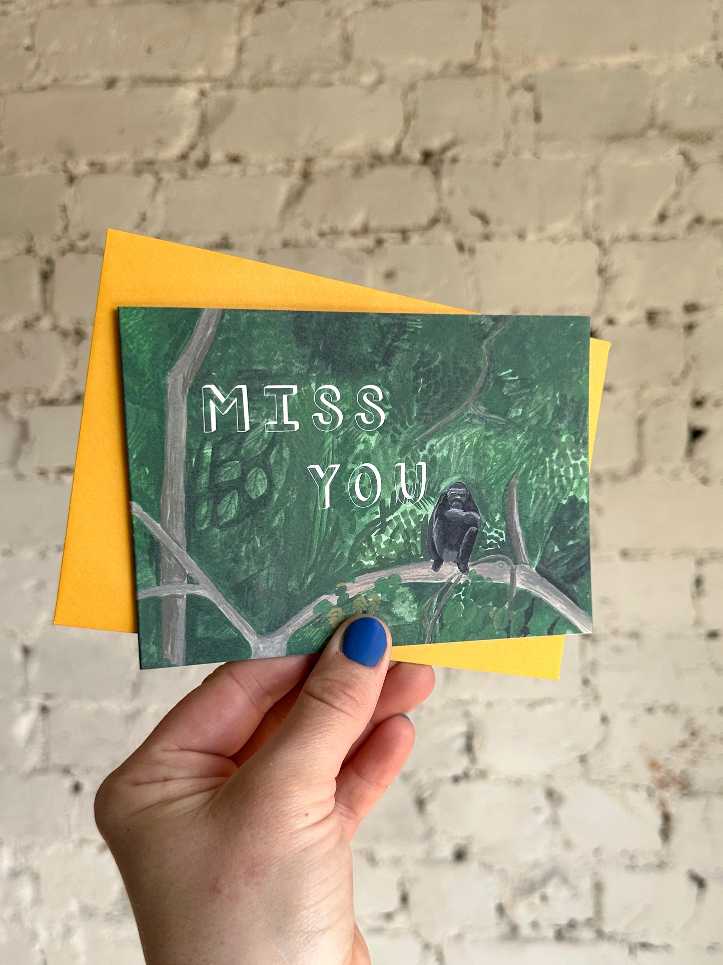 Miss You Card