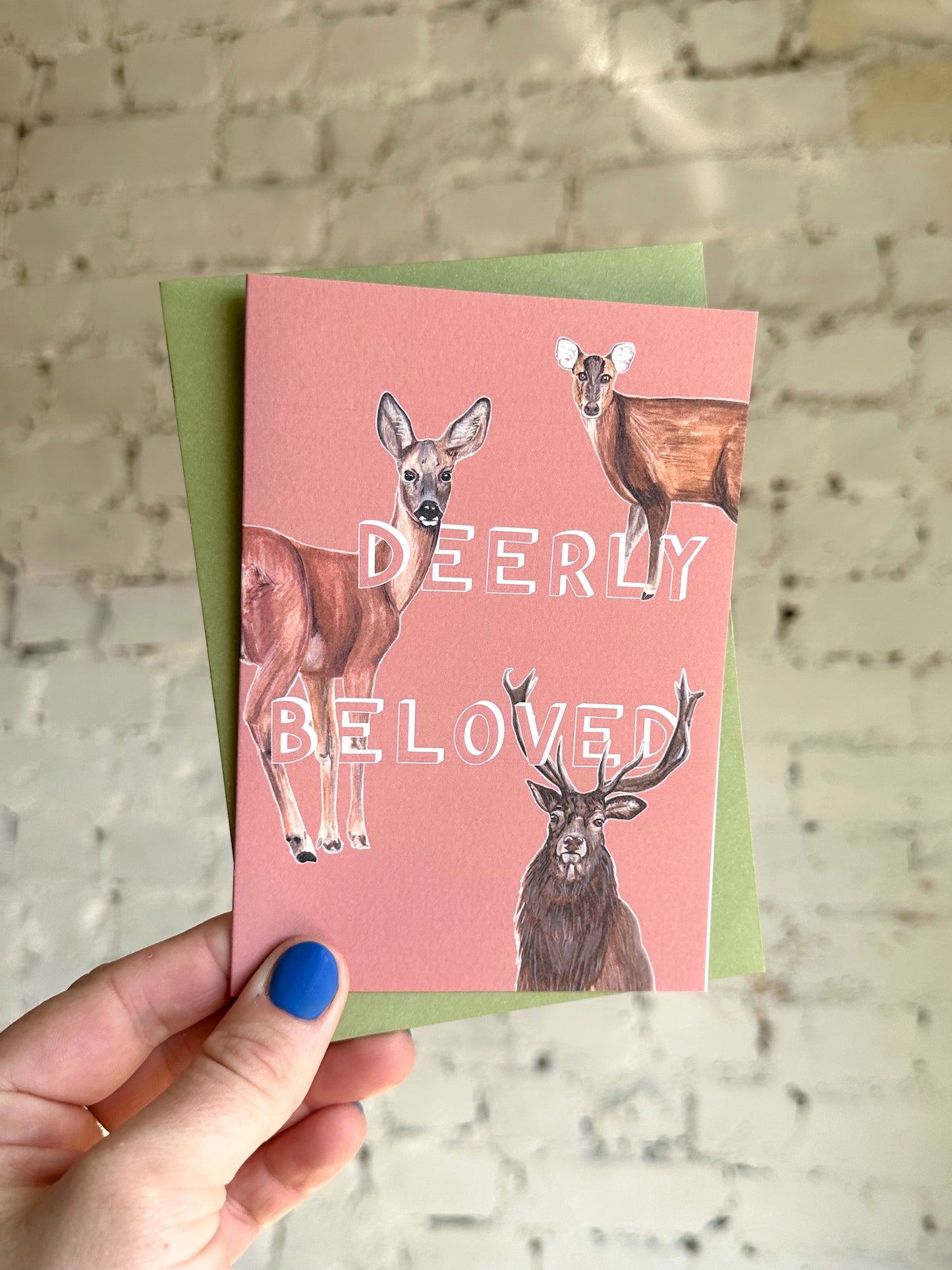 Deerly Beloved Card