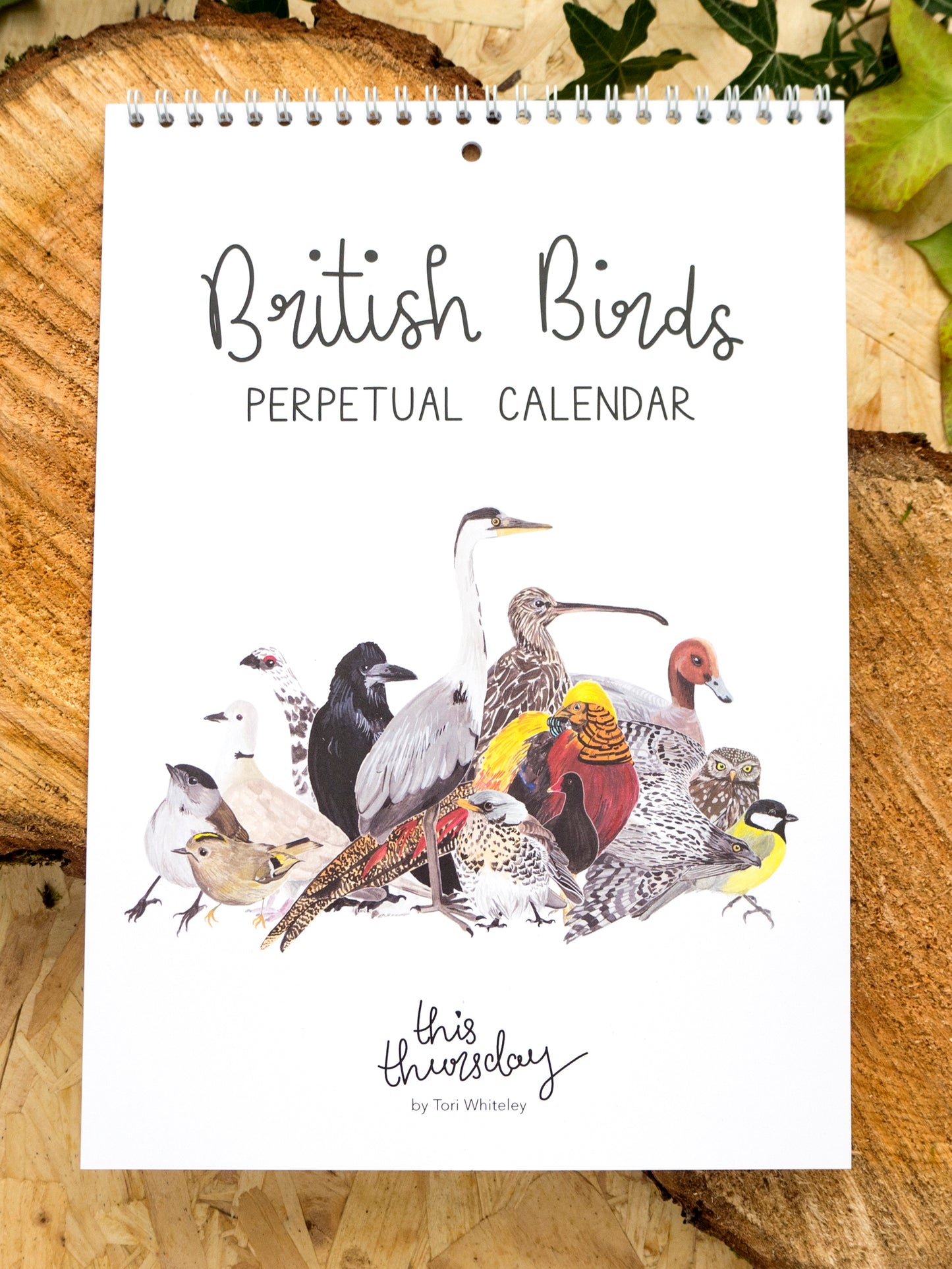 British Birds A4 Perpetual Calendar