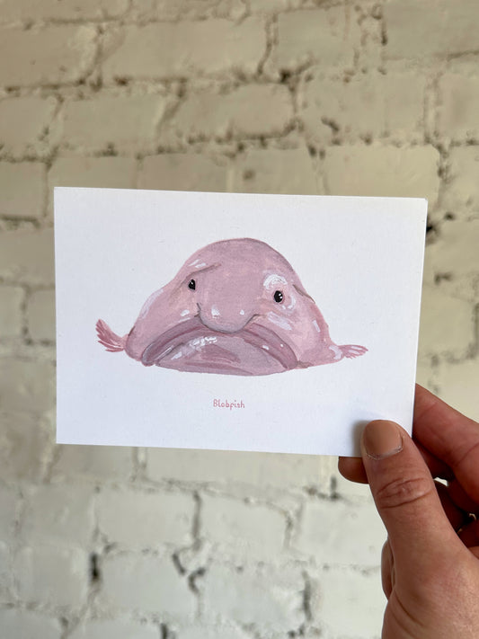 Blobfish Postcard