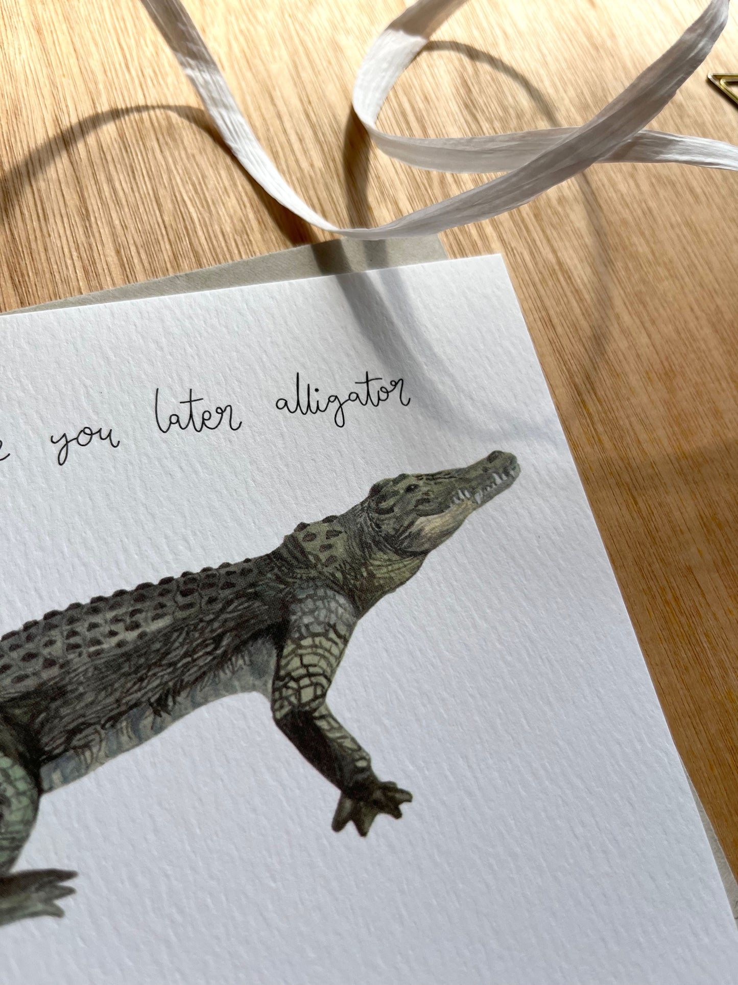 See You Later, Alligator Card