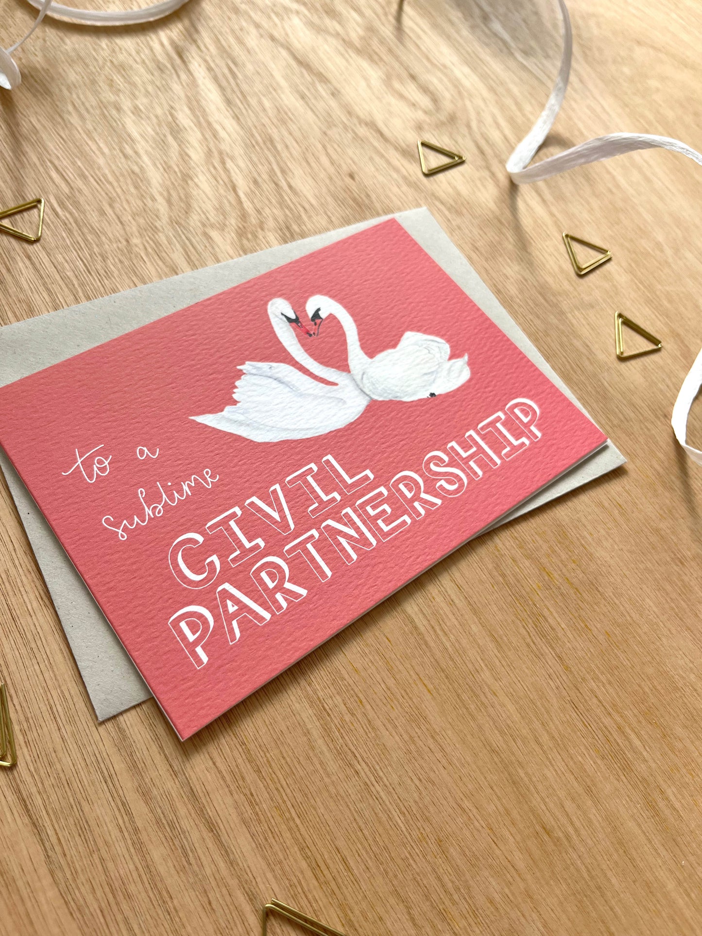 Sublime Civil Partnership Card